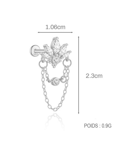 Labret PAON 1.2mm - argent 925