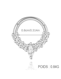 Clicker POINTE 1.2mm - argent 925