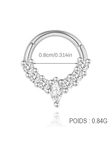 Clicker POINTE 1.2mm - argent 925