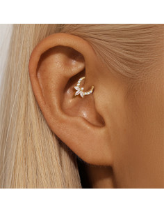 Clicker DEMI FLEUR 1.2mm - argent 925 2