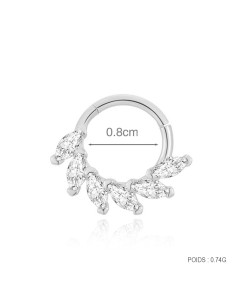 Clicker HELICE 1.2mm - argent 925