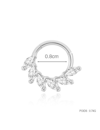 Clicker HELICE 1.2mm - argent 925