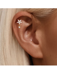 Labret VIOLETTE 1,2mm - argent 925 2