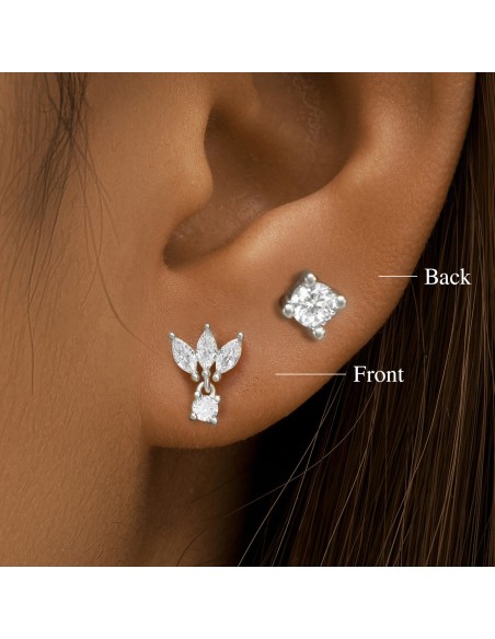 Labret LOTUS SIMPLE 1,2mm - argent 925