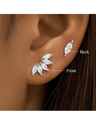 Labret DEMI FLEUR 1,2mm - argent 925