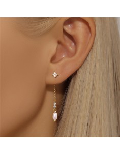 Boucles d'oreilles argent 925 - PERLEE 2