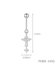 Upper Helix FLEUR 1mm - argent 925