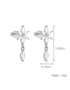 Boucles d'oreilles argent 925 - LYS