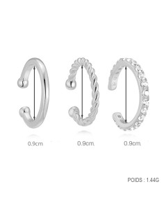 SET BAGUE OREILLE Anneaux - argent 925