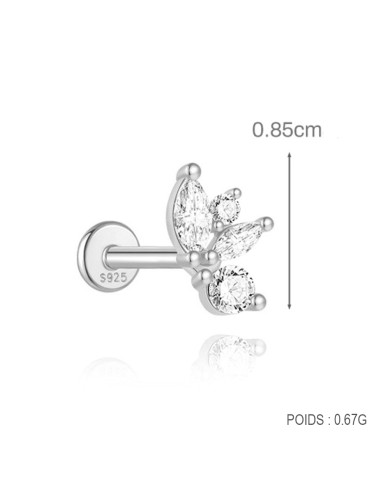 Labret Lilia 1.2mm - argent 925