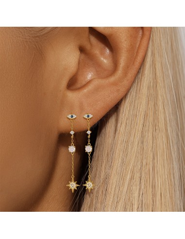 Boucles d'oreilles argent 925 - EYE