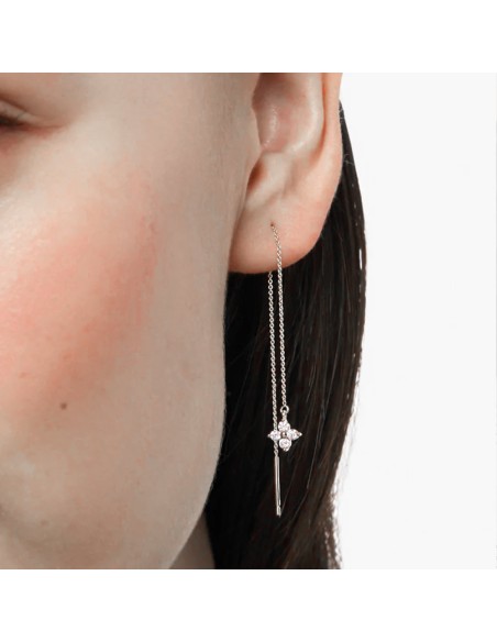 Boucles d'oreilles argent 925 - TREFLE COREEN