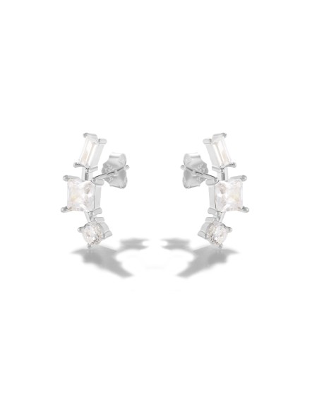 Boucles d'oreilles argent 925 - TRIO CZ