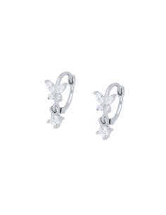 Boucles d'oreilles argent 925 - PAPILLON