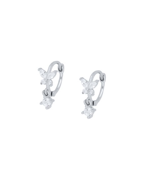 Boucles d'oreilles argent 925 - PAPILLON