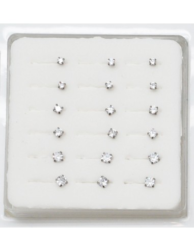 Piercing nez coudé CZ en acier
