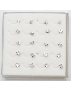 Piercing nez tourbillon CZ en acier
