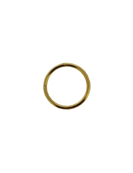 Clicker simple 1.2mm acier PVD Or